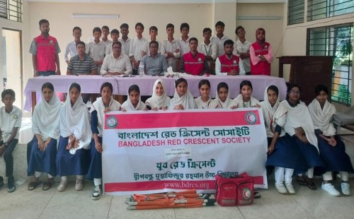 সন্দ্বীপে তিন দিনব্যাপী রেড ক্রিসেন্টের প্রাথমিক চিকিৎসা প্রশিক্ষণ শেষ