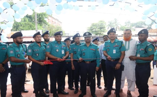 কোতোয়ালি থানাধীন পাথরঘাটা পুলিশ ফাঁড়ির নতুন ভবনের উদ্বোধন