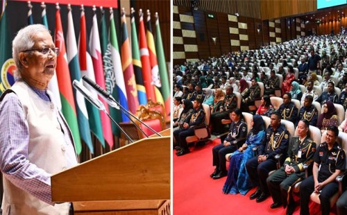 শান্তিপূর্ণ নির্বাচন আয়োজনে বাহিনীর সহযোগিতা চাইলেন প্রধান উপদেষ্টা