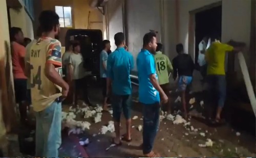 ভালুকায় স্পিনিং মিলে ভয়াবহ অগ্নিকাণ্ড, ক্ষতি প্রায় ৭ কোটি টাকা