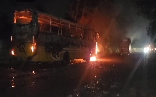 রাউজানে বাস-সিএনজি সংঘর্ষে চালক নিহত